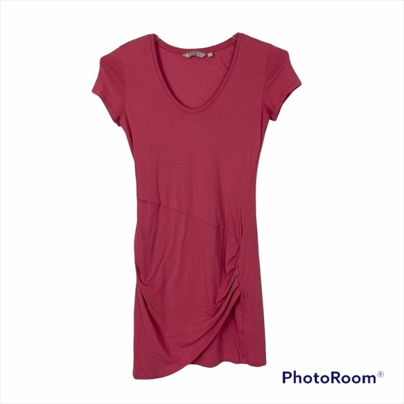 ATHLETA size xs Central ruched shirt dress - Picture 2 of 6